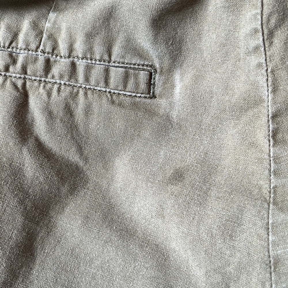 Uniqlo linen blend olive green pants size XS - Picture 11 of 11
